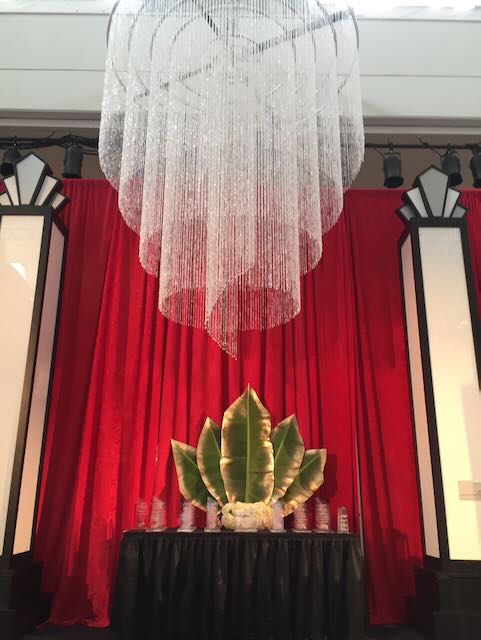 Chandelier Over Decorative Plant